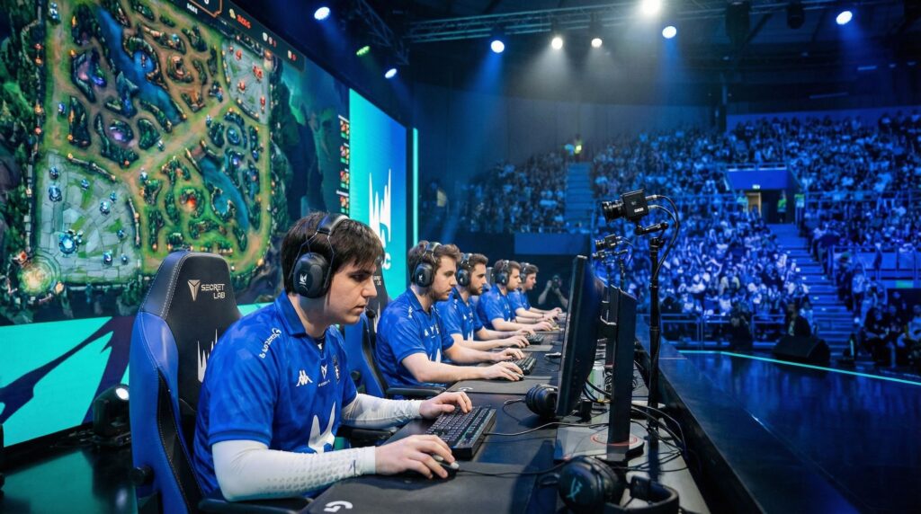 Bref aperçu du tournoi d'e-sport. 